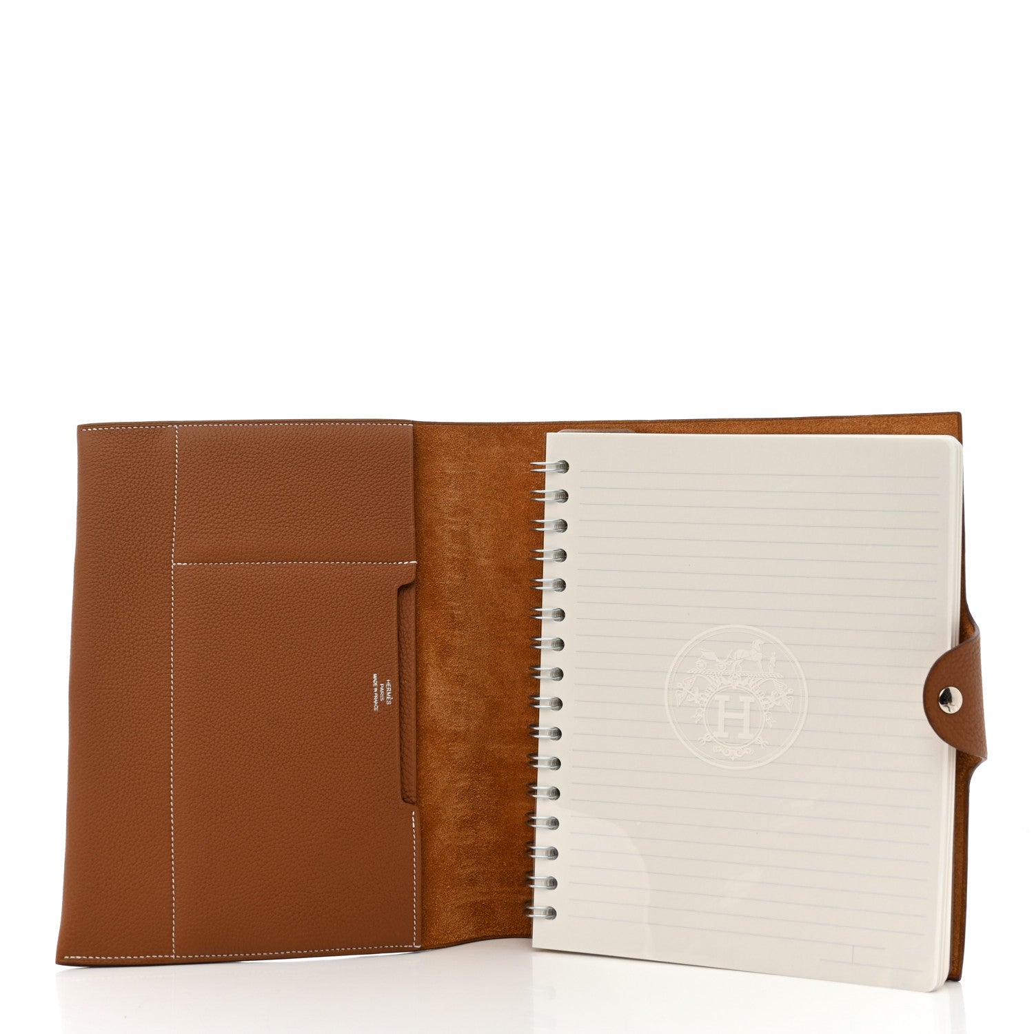 Hermes Togo Ulysse MM Notebook Cover Gold 5 of 7