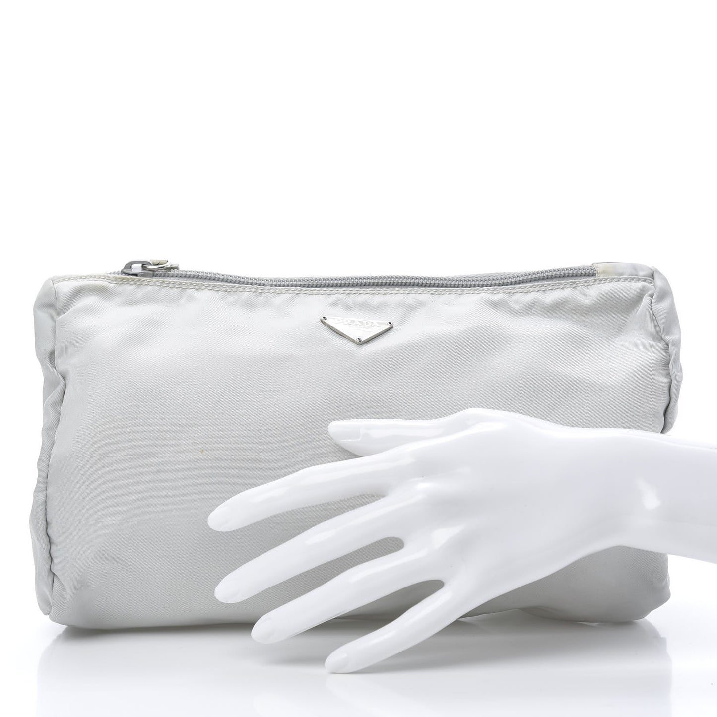 Nylon Vela Cosmetic Pouch Cristallo