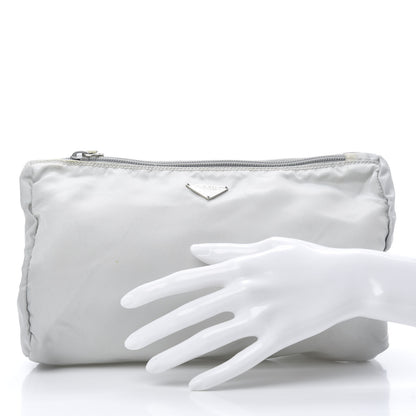 Prada Nylon Vela Cosmetic Pouch Cristallo 2 of 10