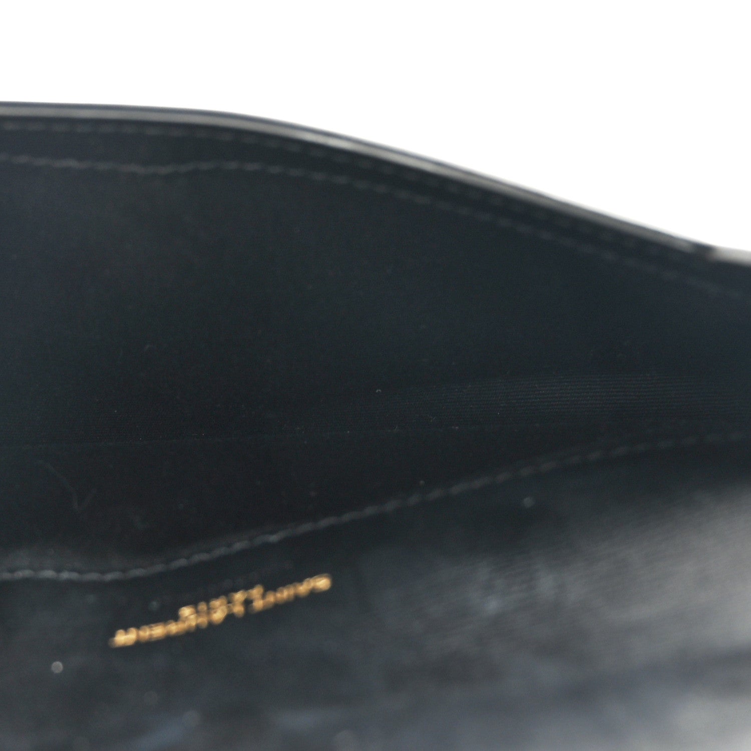 Saint Laurent Smooth Calfskin Monogram Phone Holder Crossbody Black 4 of 8