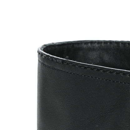 Chanel Calfskin Cap Toe High Boots 40 Black 8 of 9