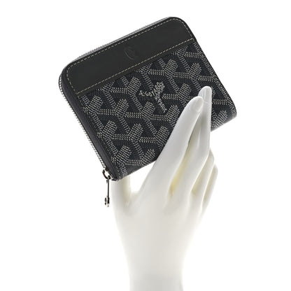 Goyard Goyardine Matignon PM Wallet Grey 2 of 7