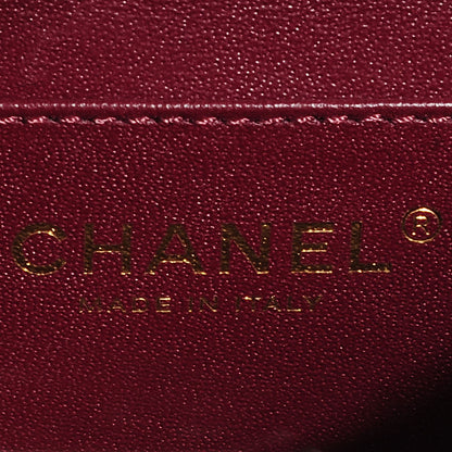 Chanel Lambskin Quilted Crossing Times Mini Flap Black 7 of 9