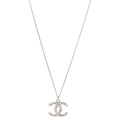 Chanel Baguette Crystal CC Necklace Gold 1 of 6