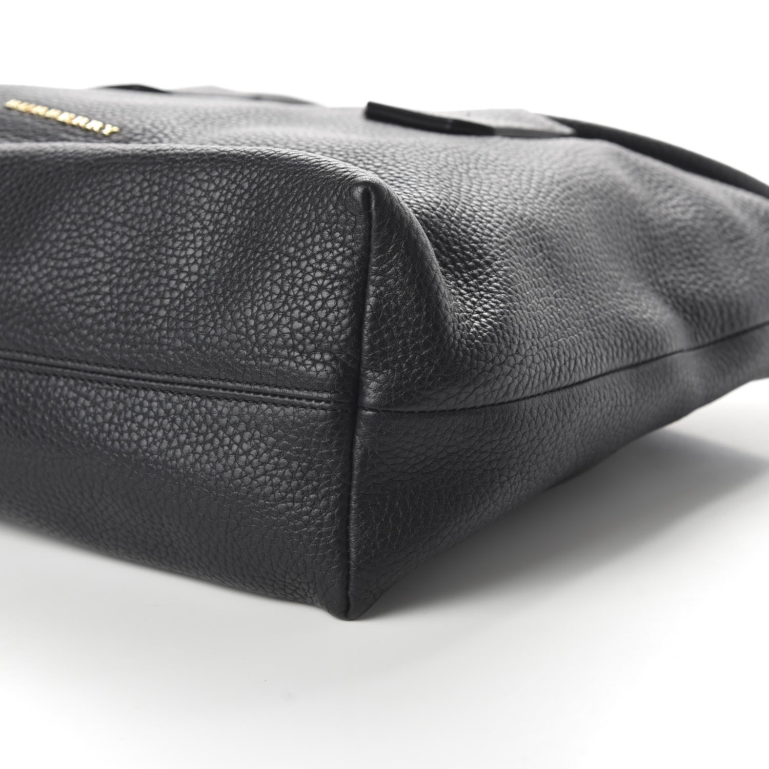 Burberry London Grainy Calfskin Medium Baynard Tote Black 7 of 9
