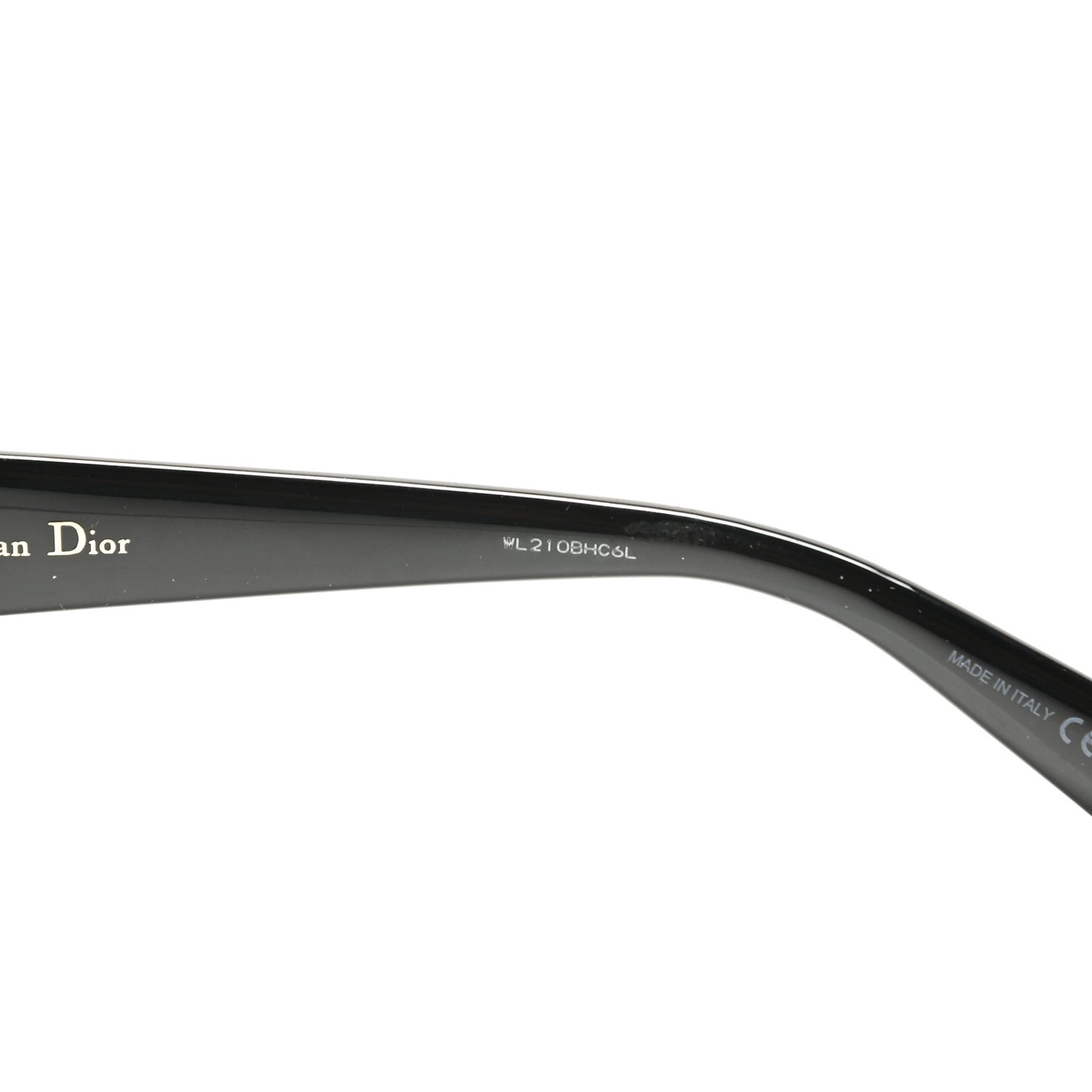 Acetate Cannage Lady Dior Studs 5 Sunglasses Black