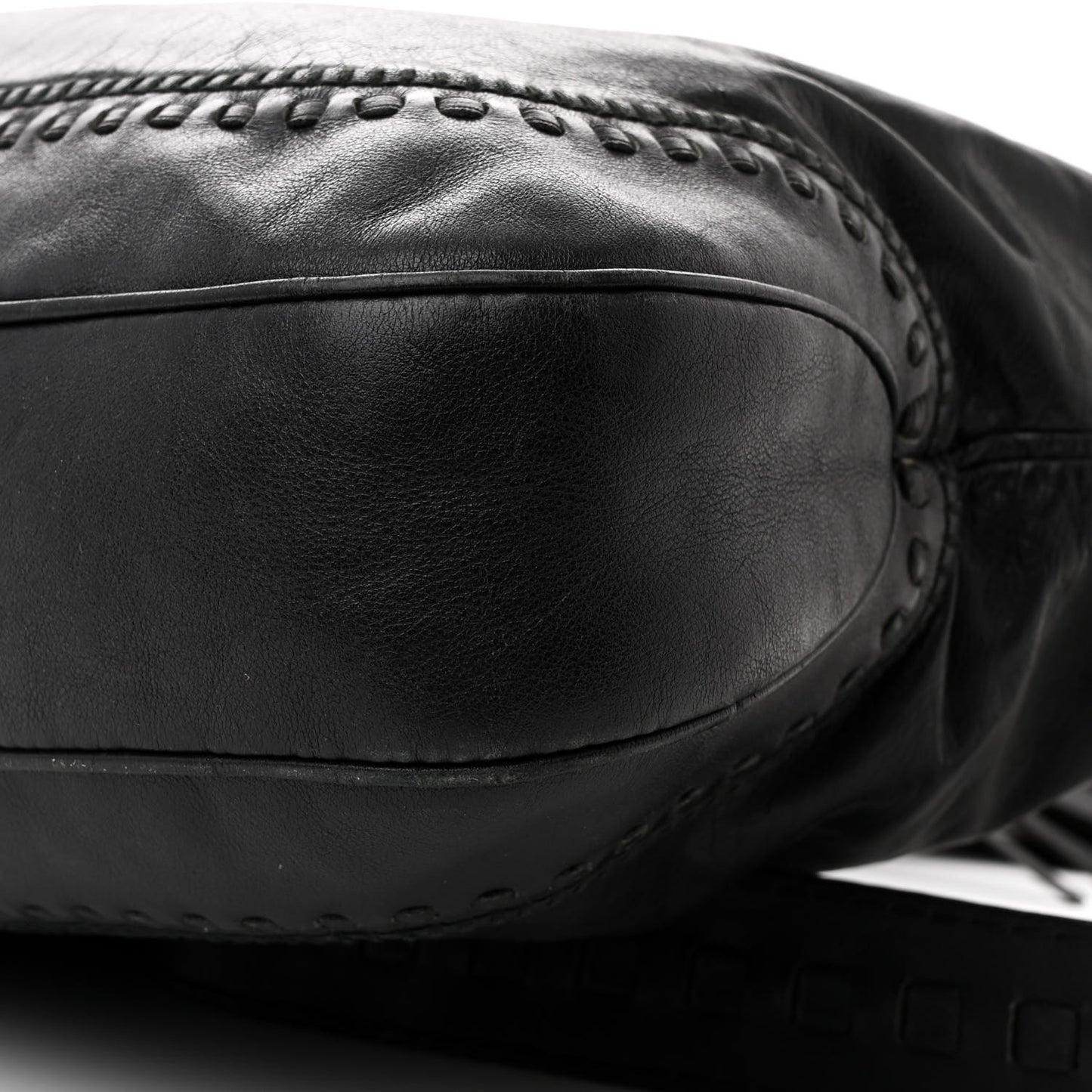 Calfskin Large New Jackie Hobo Black
