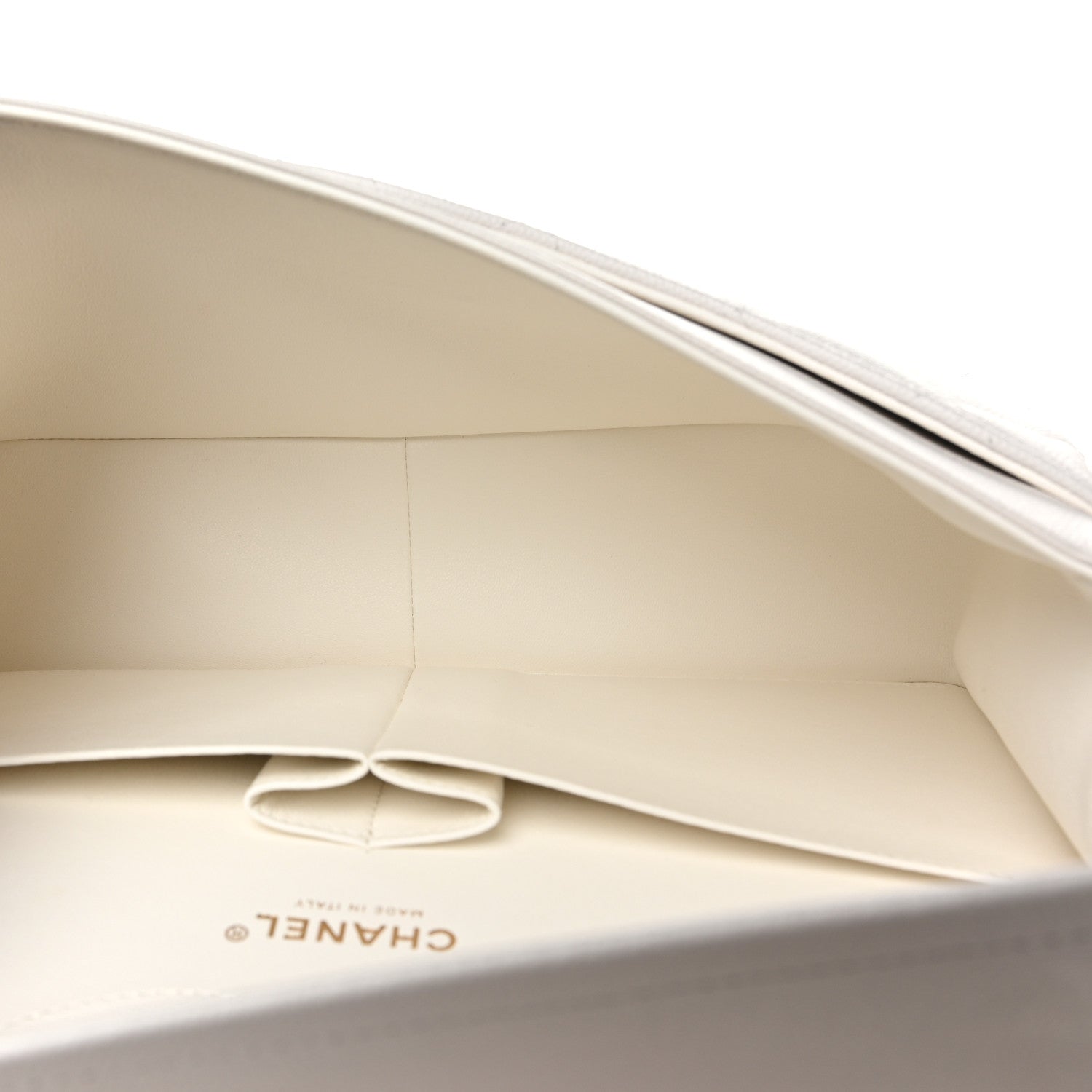 Chanel Caviar Quilted Jumbo Double Flap White 5 of 11