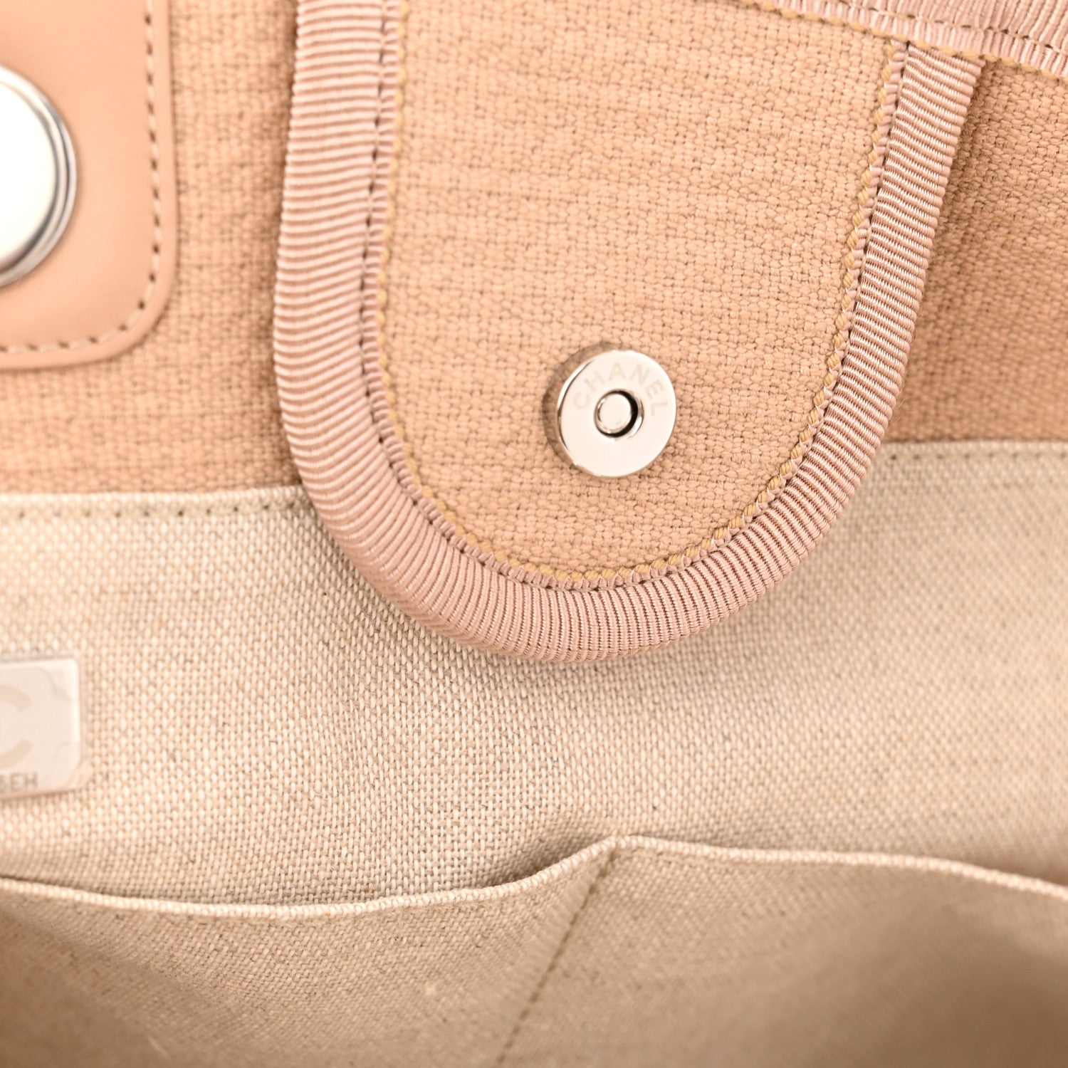 Chanel Mixed Fibers Small Deauville Tote Beige 12 of 13