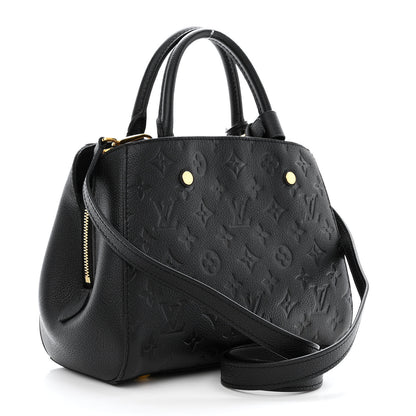 Louis Vuitton Empreinte Montaigne BB Black 3 of 10