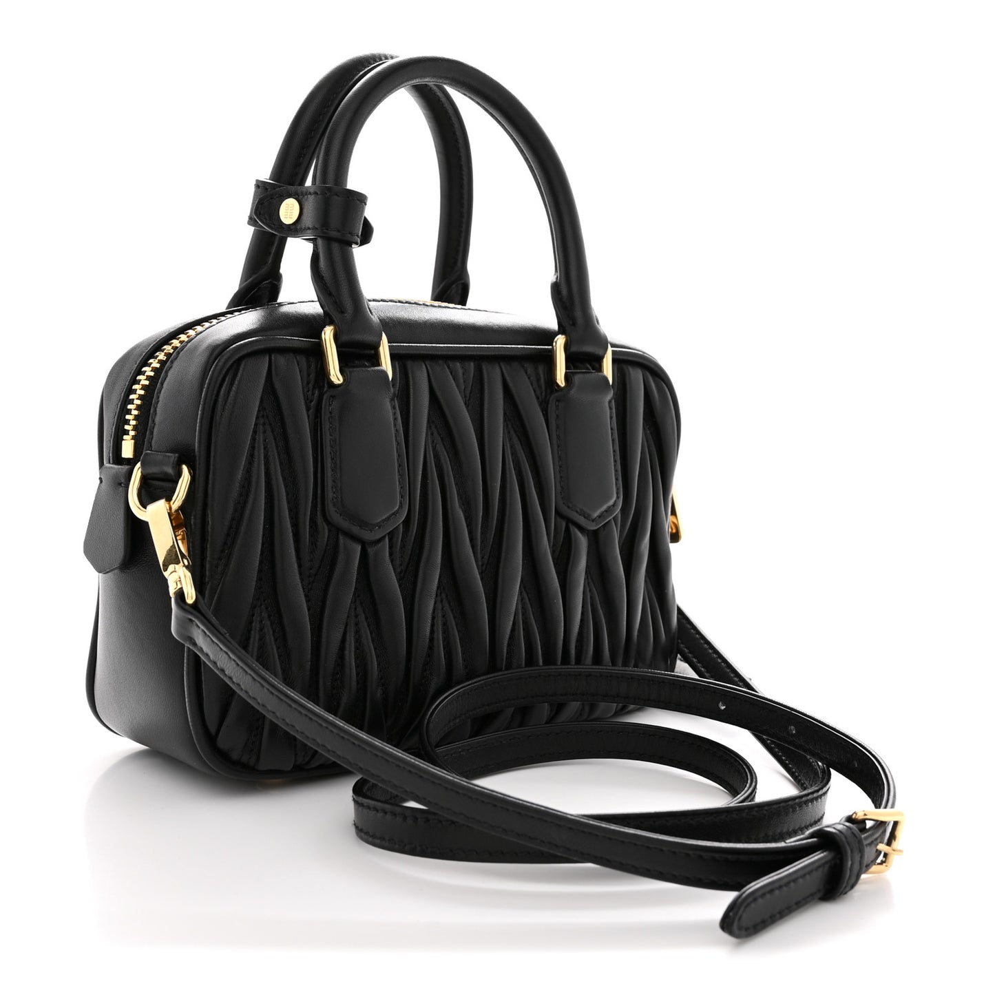 Nappa Matelasse Small Arcadie Black