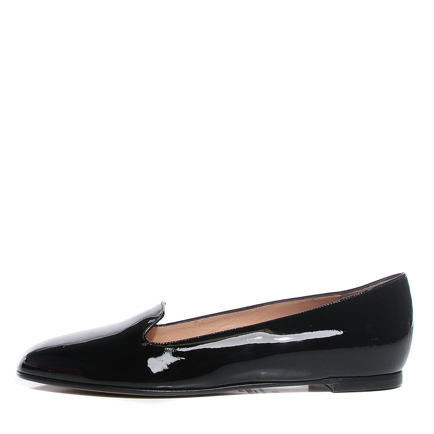 Patent Loafer Flats 35.5 Black