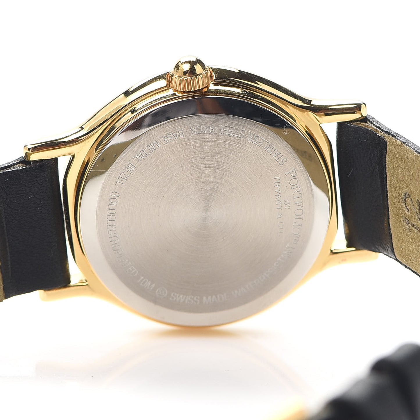 Stainless Steel Calfskin 24mm Portfolio Quartz Watch