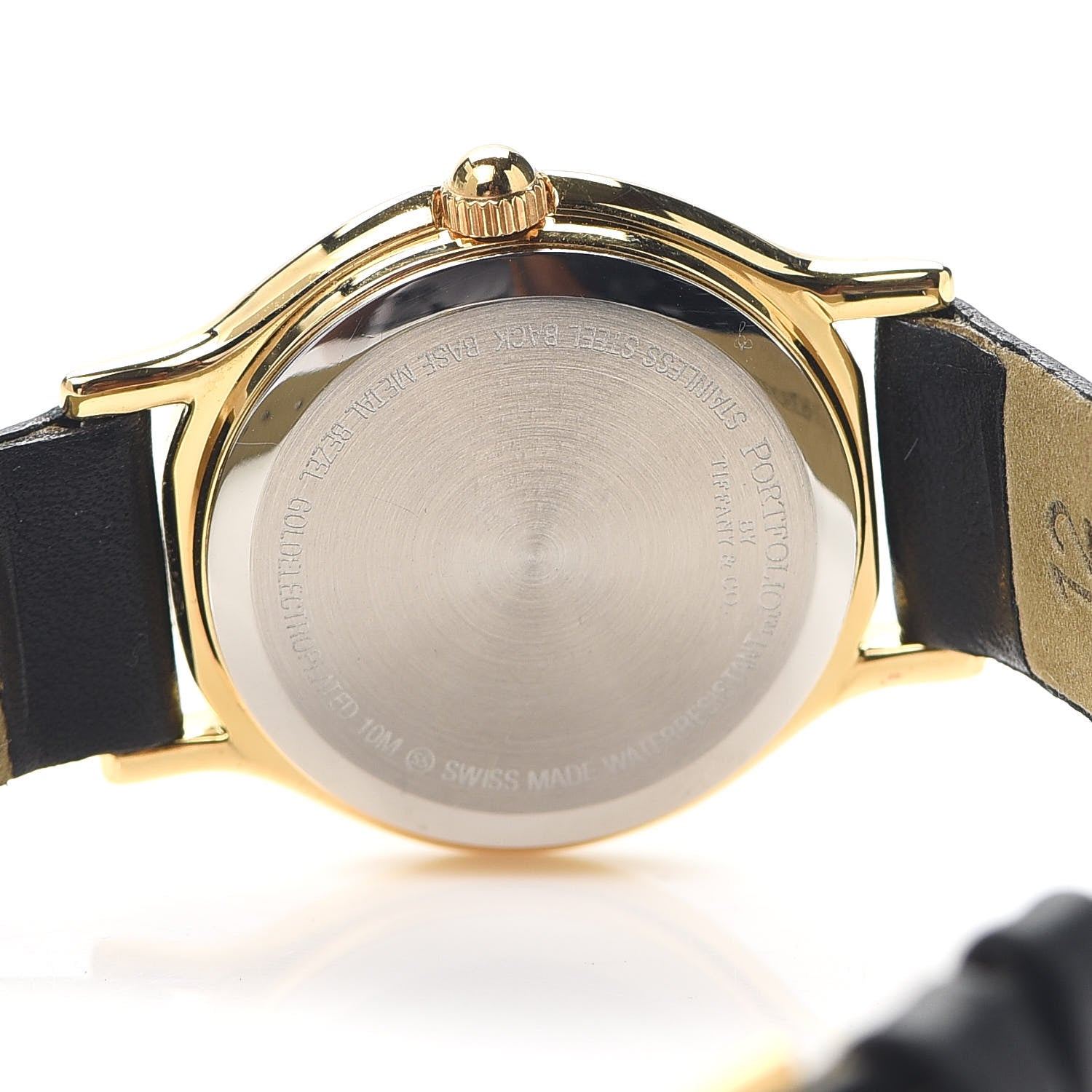 Tiffany Stainless Steel Calfskin 24mm Portfolio Quartz Watch 4 of 8