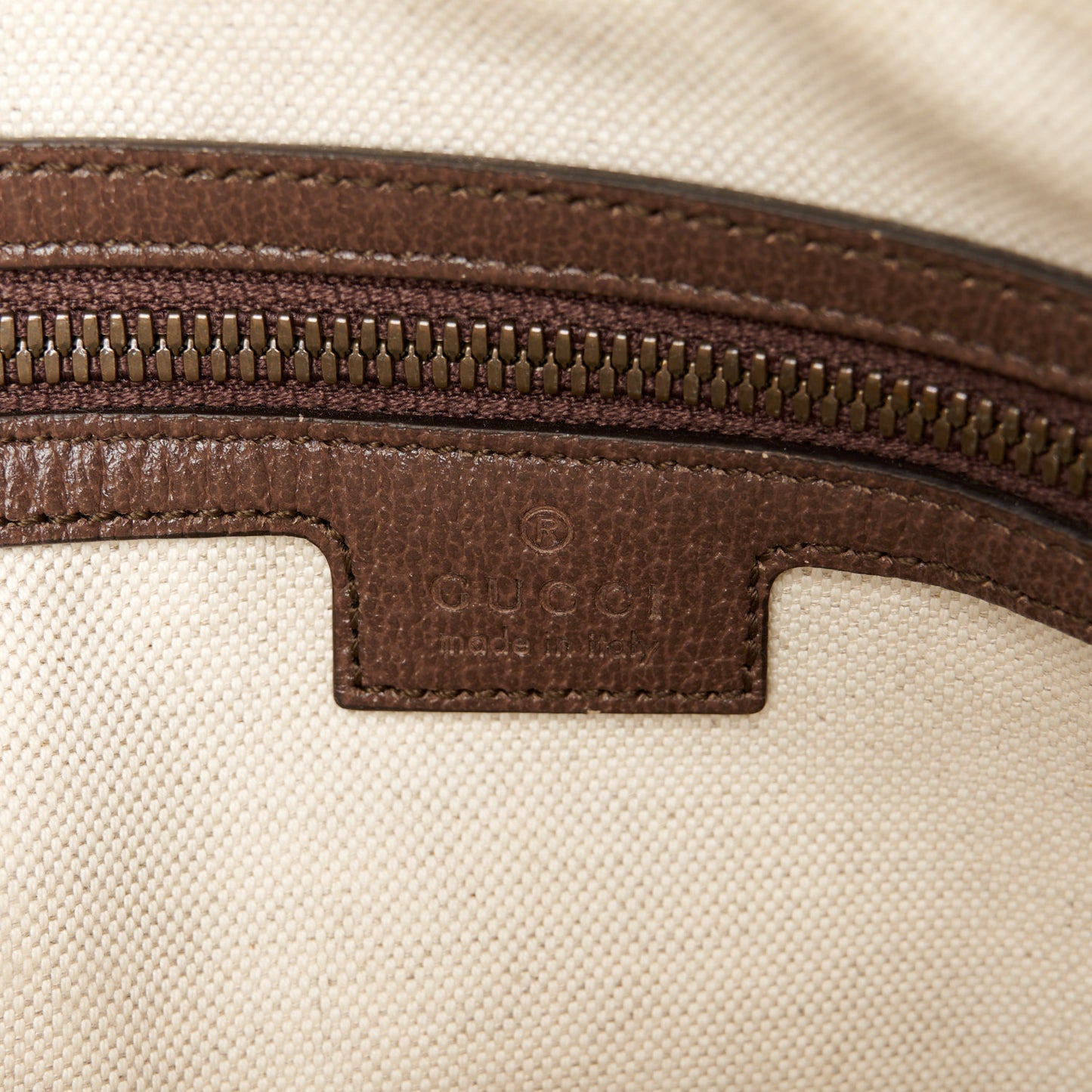 GG Supreme Monogram Web Small Ophidia Messenger Bag Brown