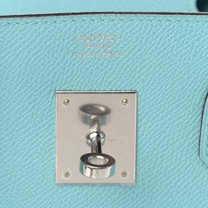 Hermes Epsom Birkin 30 Bleu Atoll 6 of 17