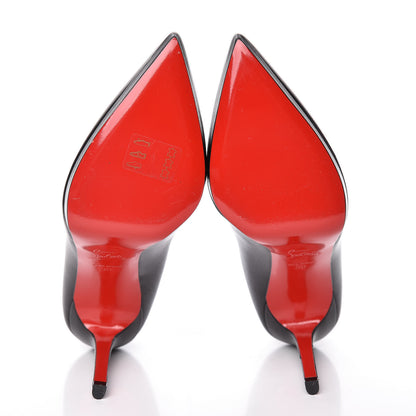 Christian Louboutin Shiny Nappa Pigalle Plato 100 Pumps 39 Black 5 of 10