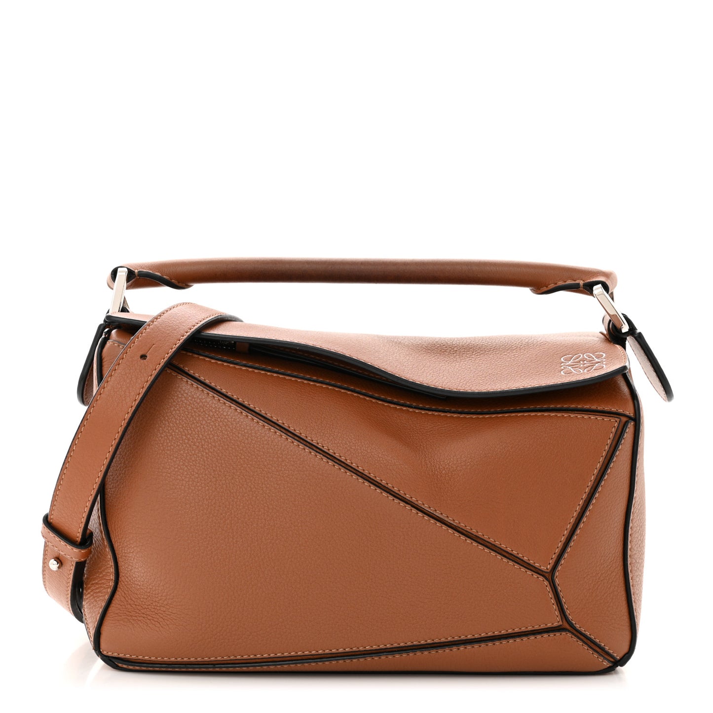 Calfskin Small Puzzle Bag Tan