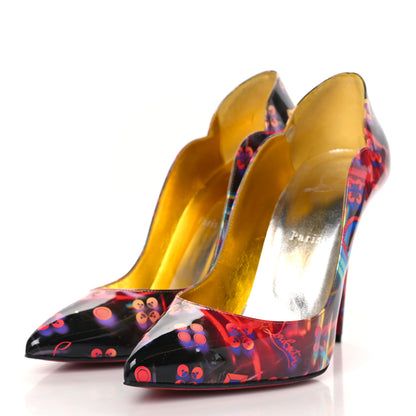 Christian Louboutin Patent Discolaser Hot Chick 100 Pumps 41 Multicolor 3 of 15