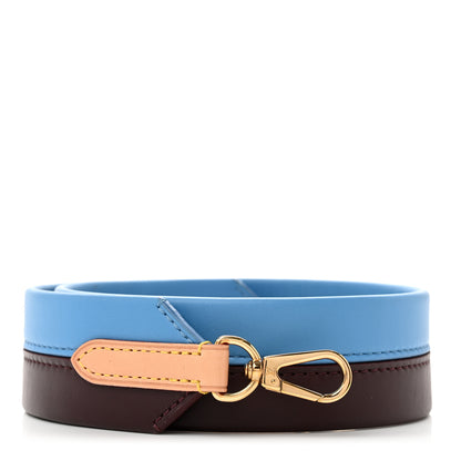 Louis Vuitton Calfskin Cluny MM Shoulder Strap Blue Glacial 1 of 3