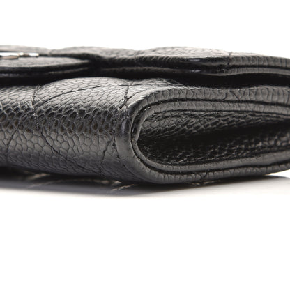 Chanel Caviar Quilted Flap Card Holder Black 5 of 12
