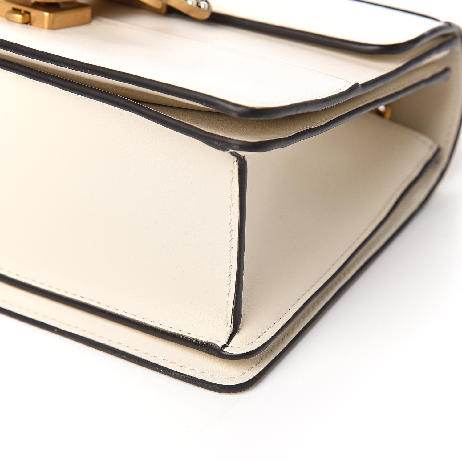 Gucci Calfskin Small Queen Margaret Top Handle Bag Mystic White 8 of 10