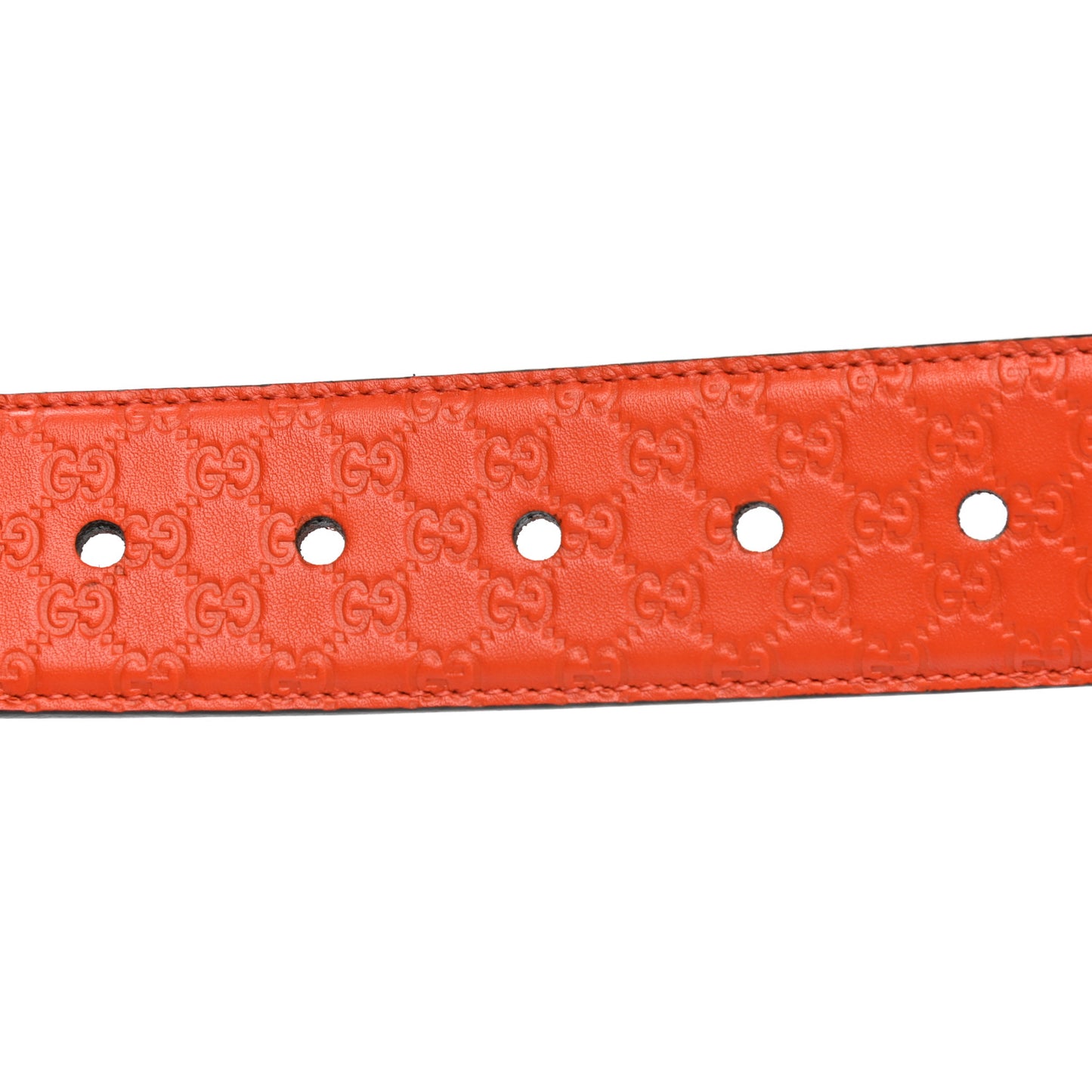 Soft Microguccissima 40mm Belt 90 36 Sun Orange