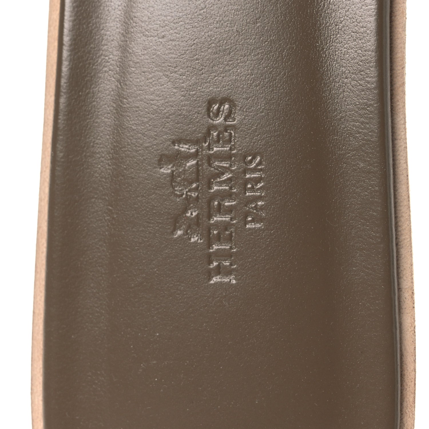 Hermes Epsom Oran Sandals 40.5 Etoupe 9 of 12