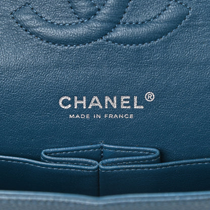 Chanel Caviar Quilted Medium Double Flap Navy 6 of 9