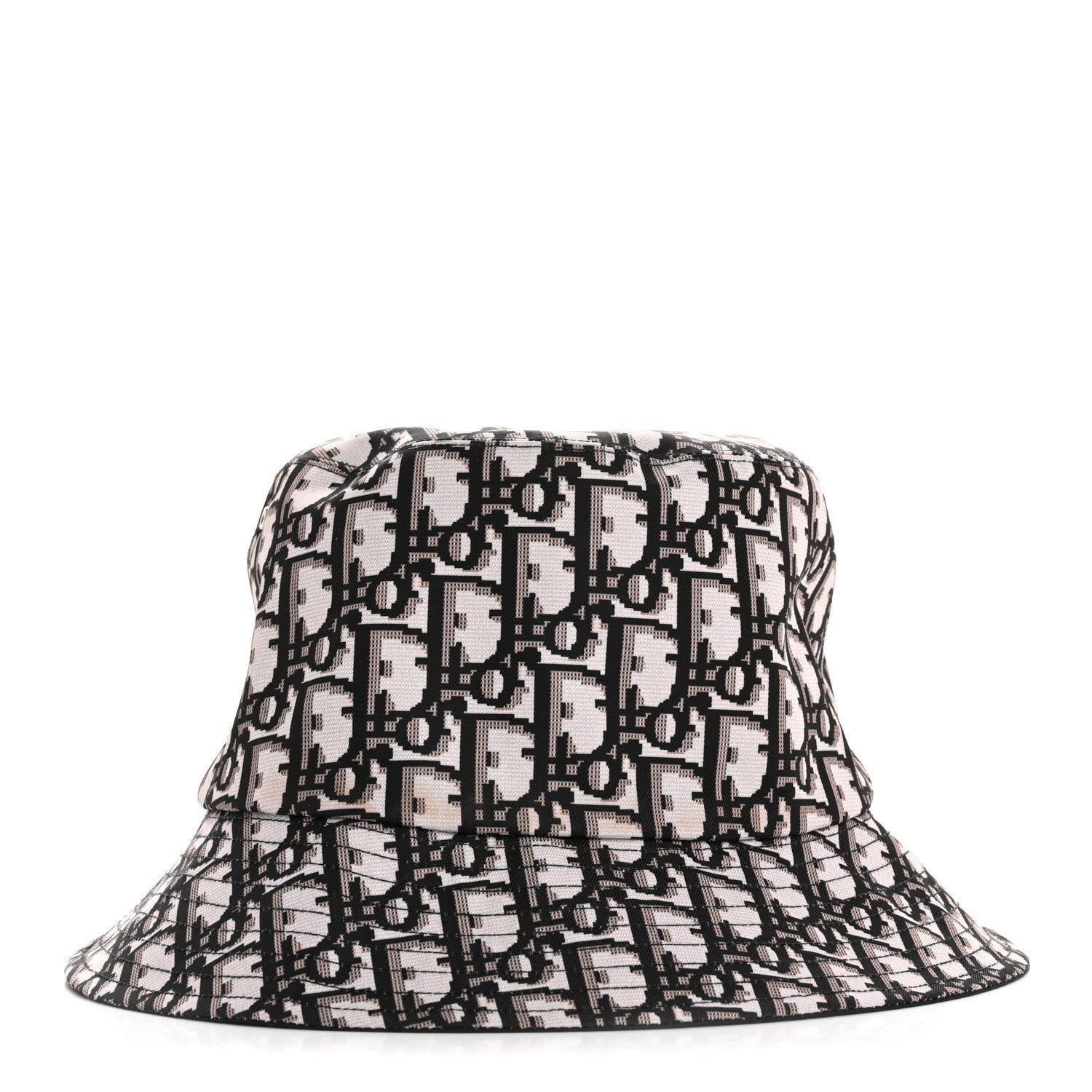 Christian Dior Oblique Reversible Teddy-D Brim Bucket Hat 58 Black 3 of 8