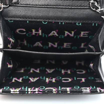 Chanel Lambskin Quilted Clutch With Chain Black 4 of 4