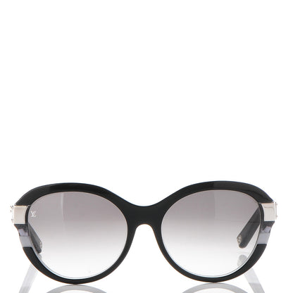 Louis Vuitton Acetate Petit Soupcon Cat Eye Sunglasses Z0489W Black 2 of 8