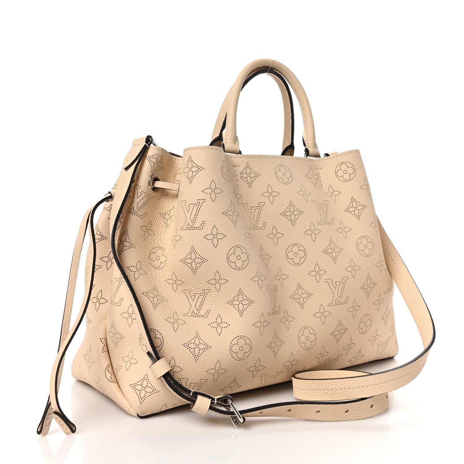 Louis Vuitton Mahina Bella Tote Creme Beige 3 of 9