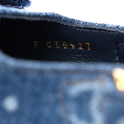 Chanel Denim CC Dad Sandals 37.5 Dark Blue 7 of 9