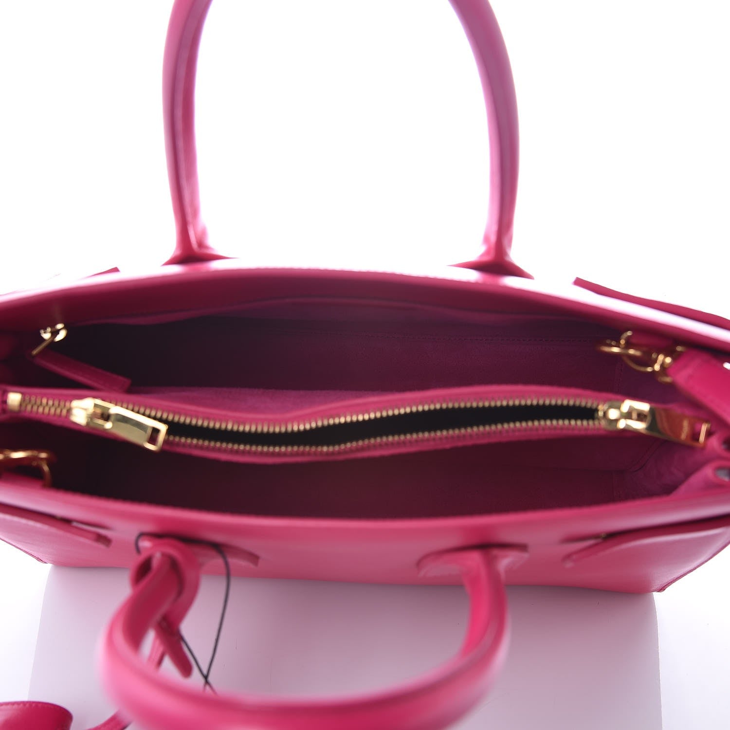 Saint Laurent Calfskin Small Sac De Jour Bubblegum 5 of 8