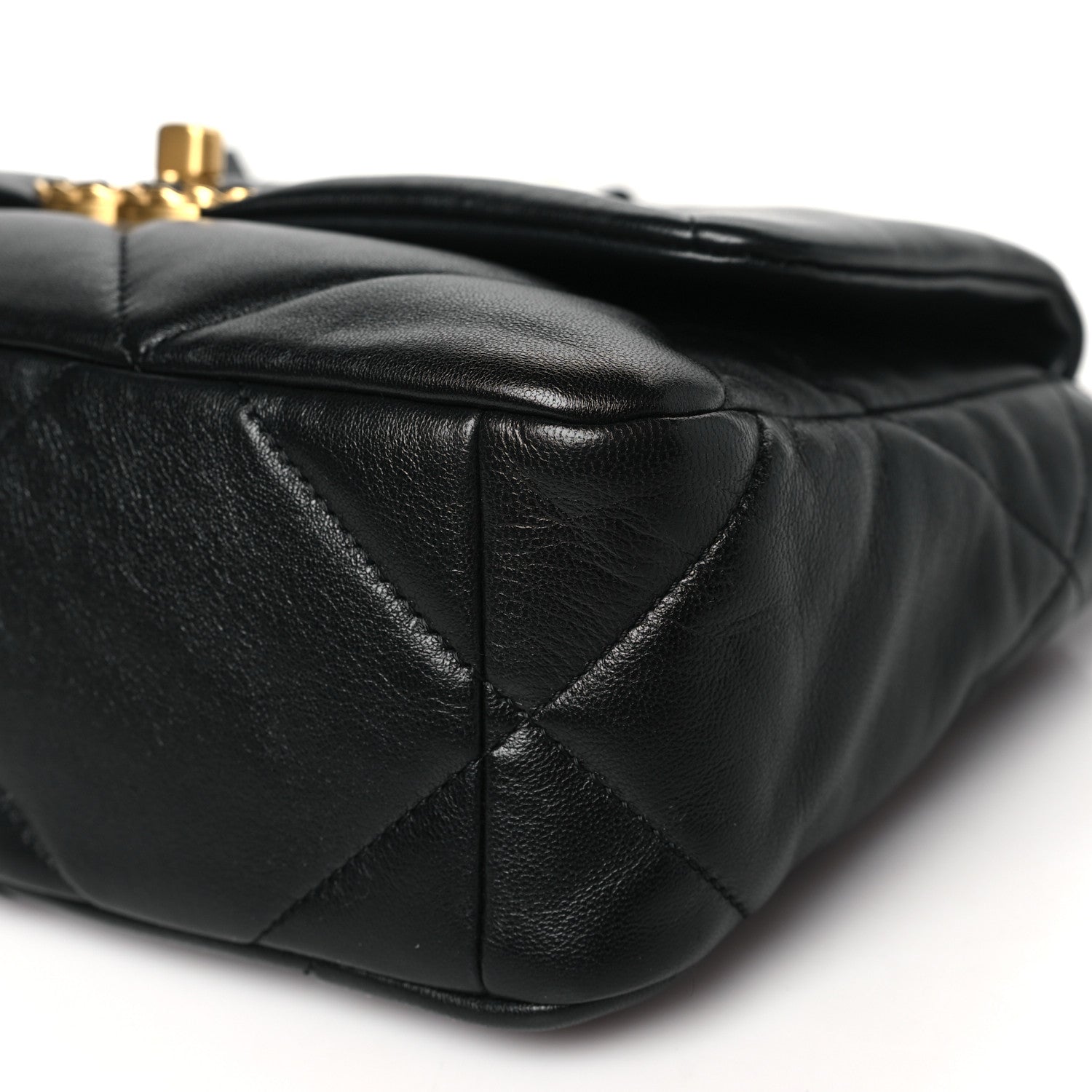 Chanel Lambskin Quilted Medium Chanel 19 Flap Black 10 of 10