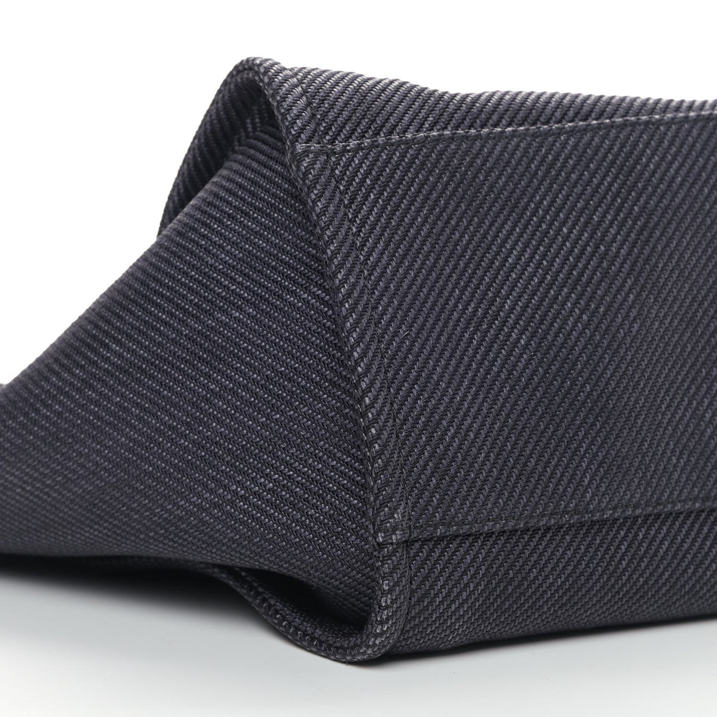 Mixed Fibers Calfskin Medium Deauville Tote Black