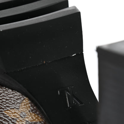Louis Vuitton Patent Calfskin Monogram Star Trail Ankle Boots 40 Black 11 of 11