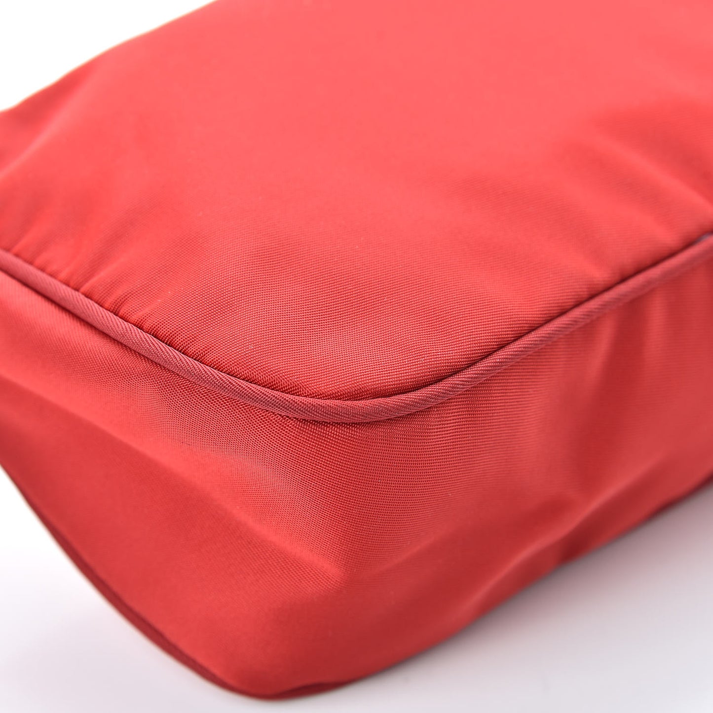 Tessuto Nylon Pochette Bag Rosso