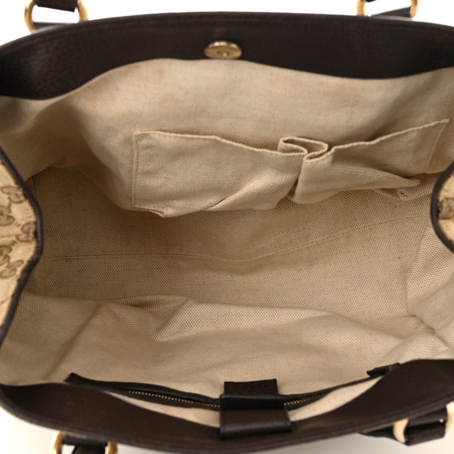 Monogram Web Medium Dressage Tote Brown