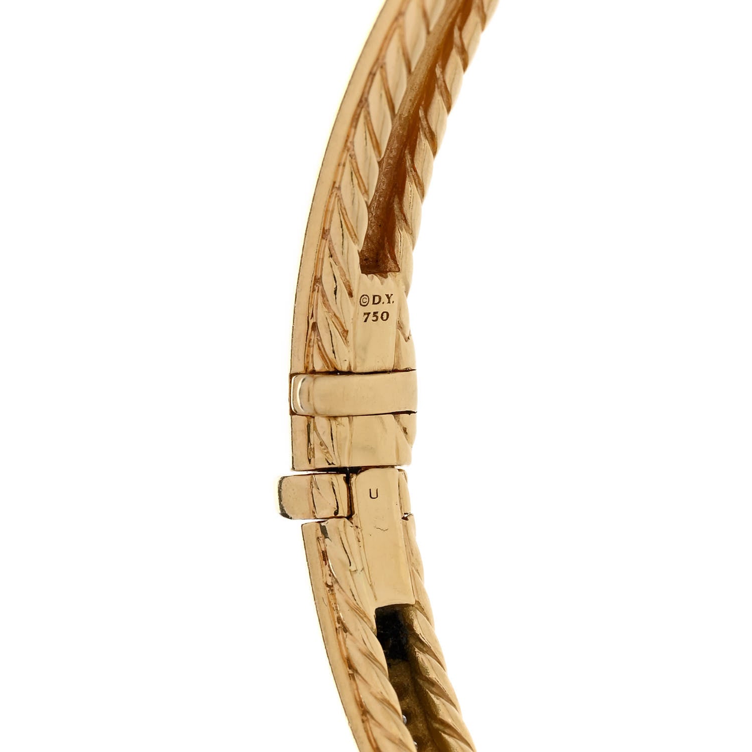 David Yurman 18K Yellow Gold Diamond Ruby Modern Renaissance Full Pave Bracelet 3 of 3