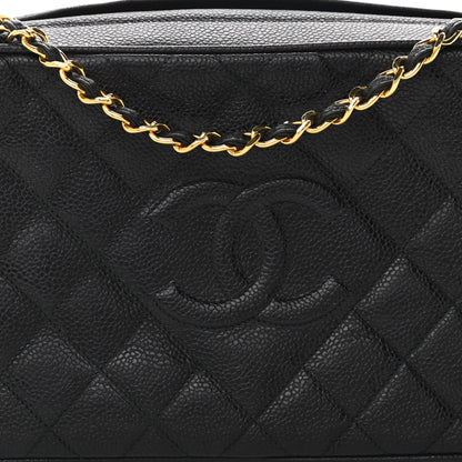 Chanel Caviar Quilted CC Camera Case Black 8 of 11