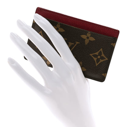 Louis Vuitton Monogram Card Holder Fuchsia 2 of 9
