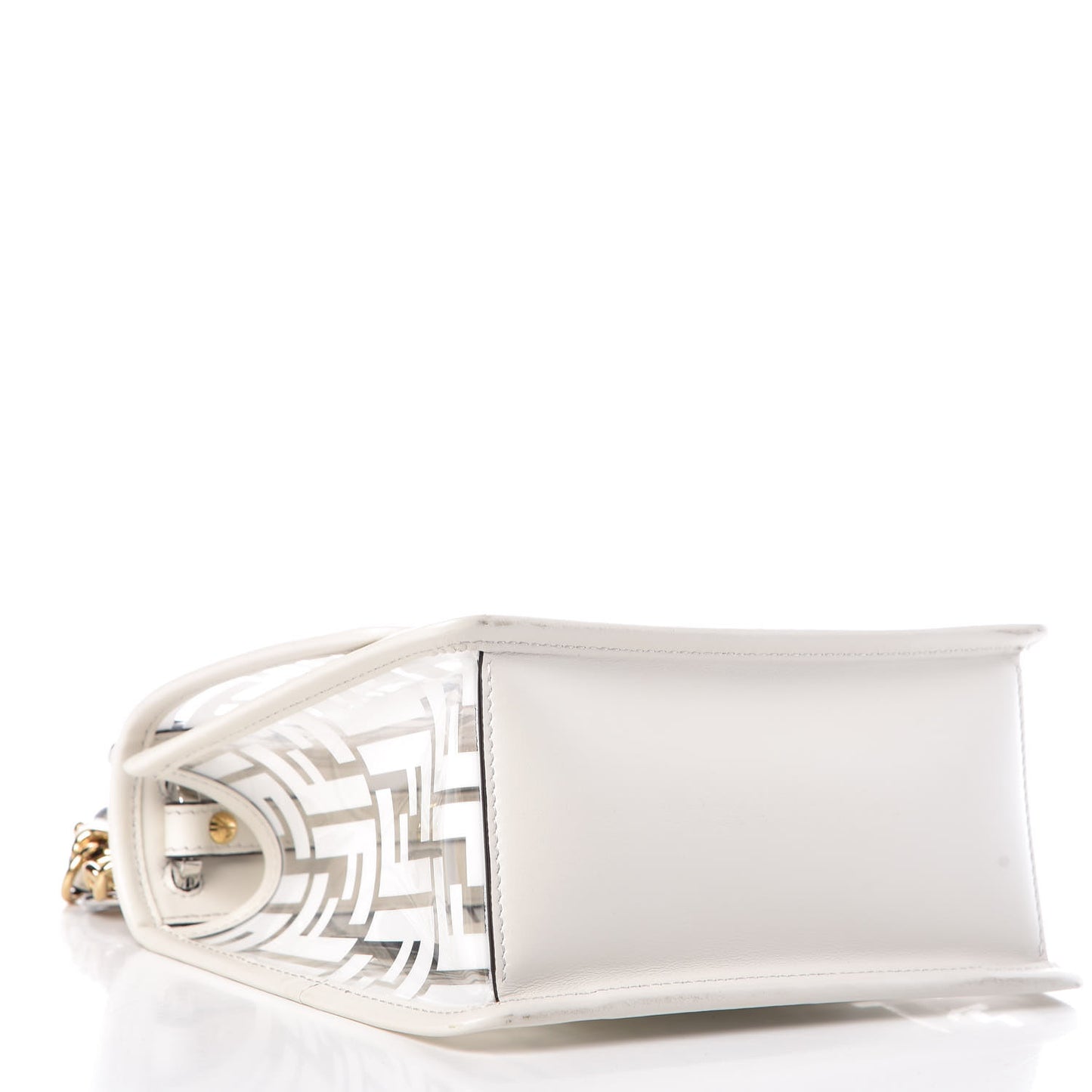 TPU FF Vitello Century F is Fendi Small Kan I Shoulder Bag White