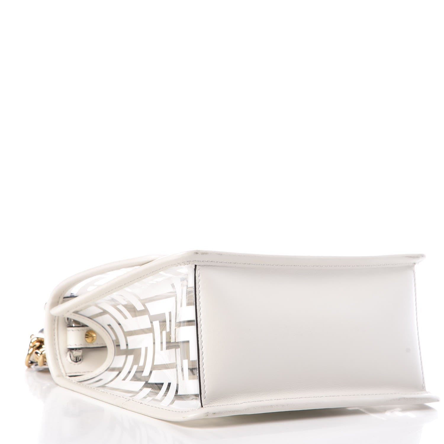 Fendi TPU FF Vitello Century F is Fendi Small Kan I Shoulder Bag White 4 of 8