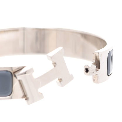 Hermes Enamel Narrow Clic Clac H Bracelet PM Ardoise 5 of 7
