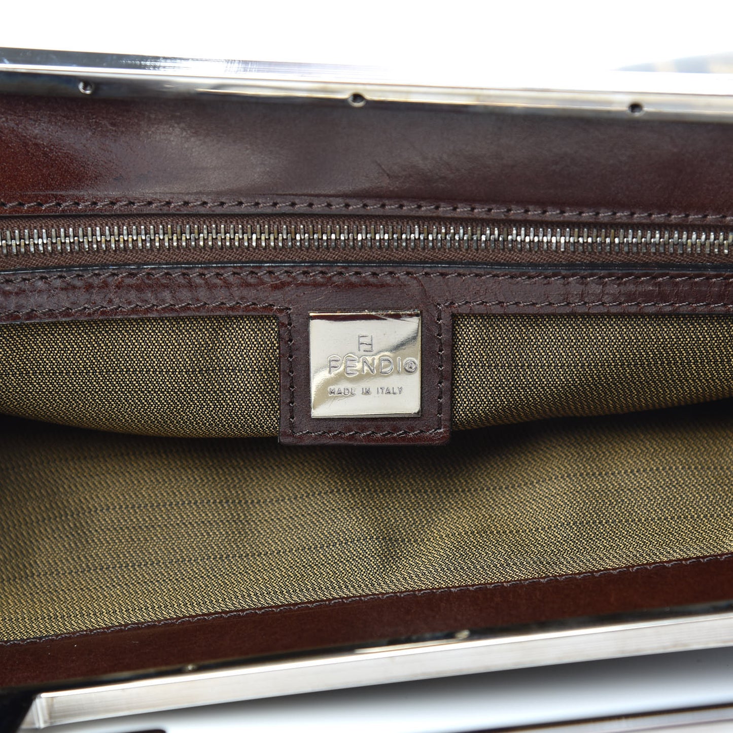 Zucca Flap Clutch Tobacco