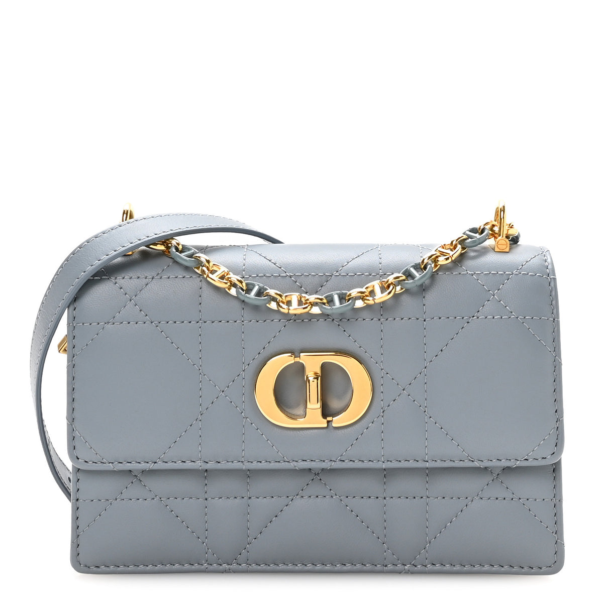Christian Dior Lambskin Cannage Mini Miss Caro Bag Cloud Blue 1 of 10
