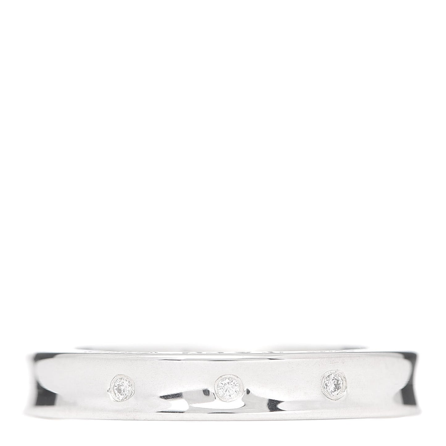 Sterling Silver 3 Diamond 1837 Ring 50 5.5