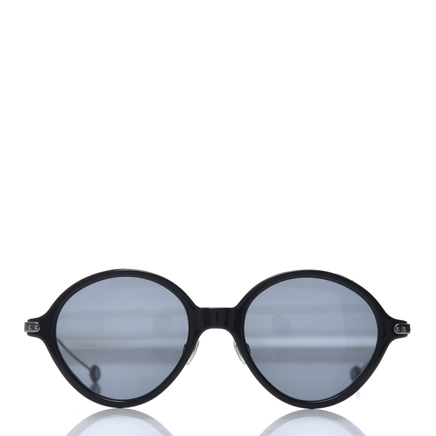 Acetate Umbrage Round Sunglasses Tortoise Black
